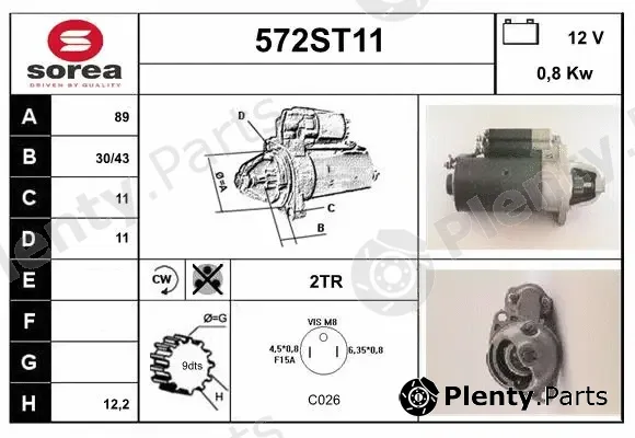 Startcar 572ST11 — Starter