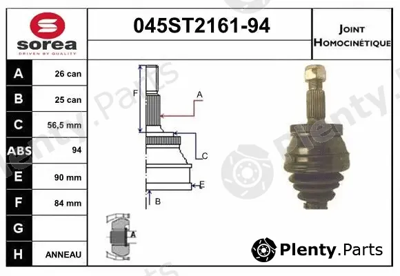 Startcar 045ST2161-94 — Joint Kit, drive shaft