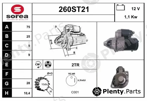 Startcar 260ST21 — Starter