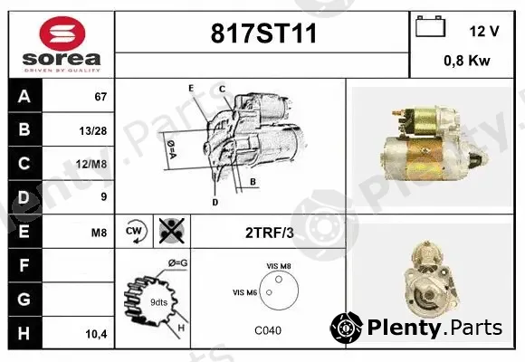 Startcar 817ST11 — Starter