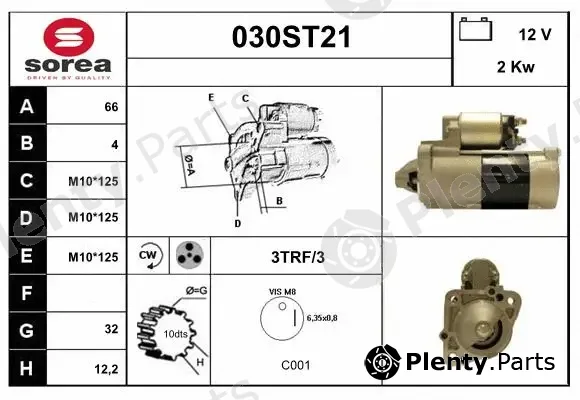 Startcar 030ST21 — Starter