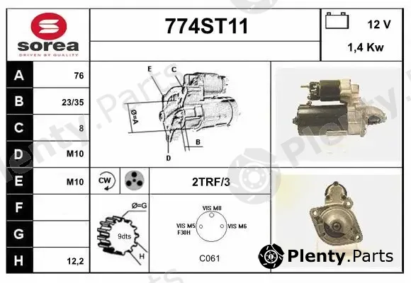 Startcar 774ST11 — Starter