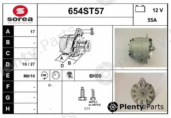 Startcar 654ST57 — Alternator