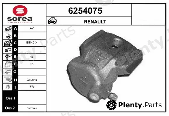 Startcar 6254075 — Brake Caliper