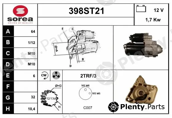 Startcar 398ST21 — Starter