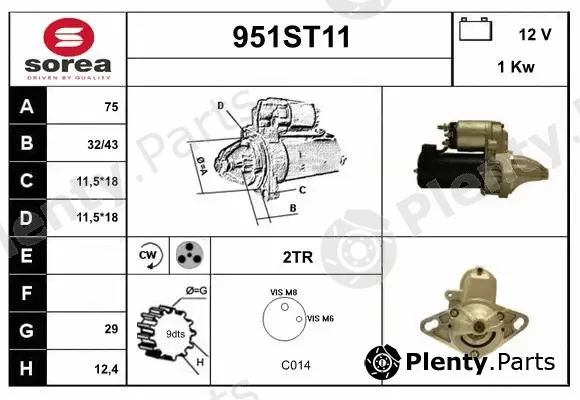 Startcar 951ST11 — Starter