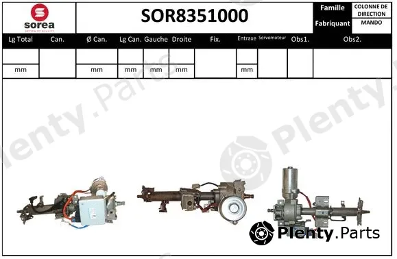 Startcar SOR8351000 — Steering Column