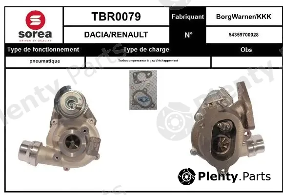 Startcar TBR0079 — Charger, charging (supercharged/turbocharged)