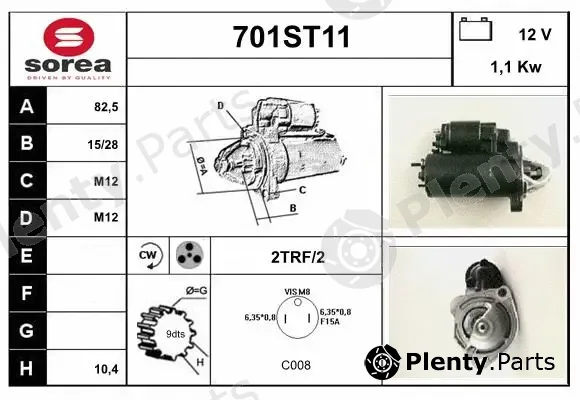 Startcar 701ST11 — Starter