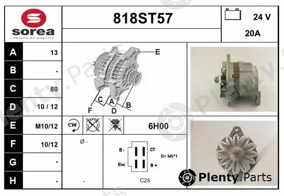 Startcar 818ST57 — Alternator