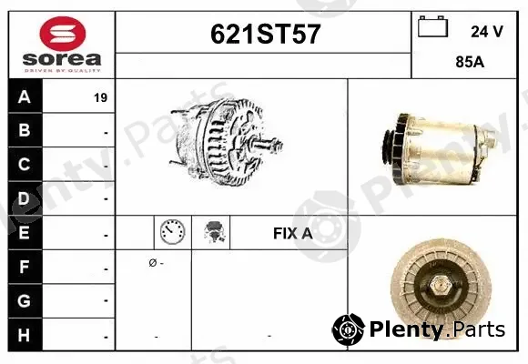 Startcar 621ST57 — Alternator