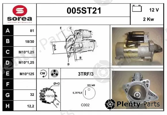 Startcar 005ST21 — Starter
