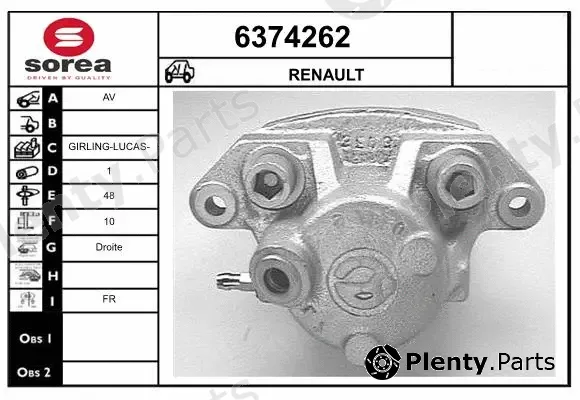 Startcar 6374262 — Brake Caliper