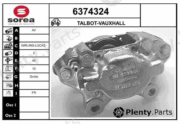 Startcar 6374324 — Brake Caliper