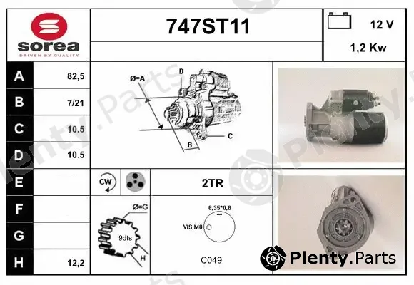 Startcar 747ST11 — Starter