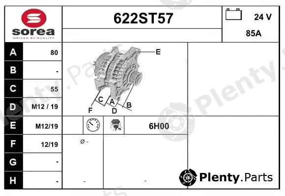 Startcar 622ST57 — Alternator