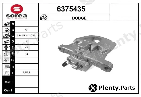 Startcar 6375435 — Brake Caliper