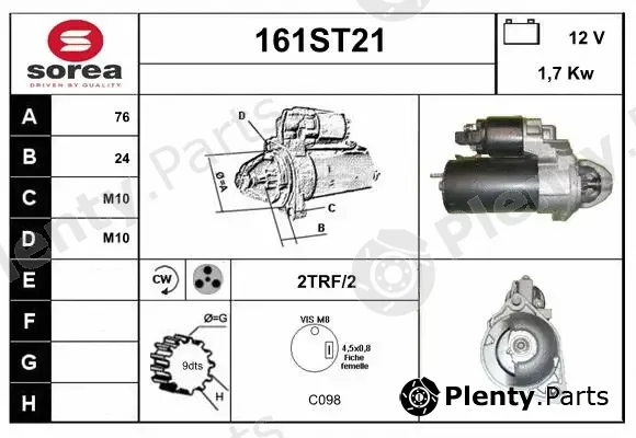 Startcar 161ST21 — Starter