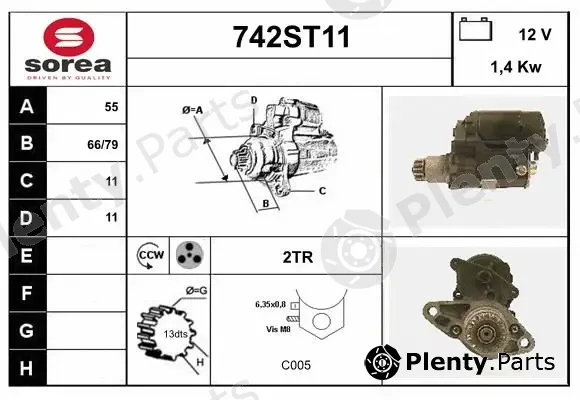 Startcar 742ST11 — Starter