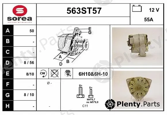 Startcar 563ST57 — Alternator