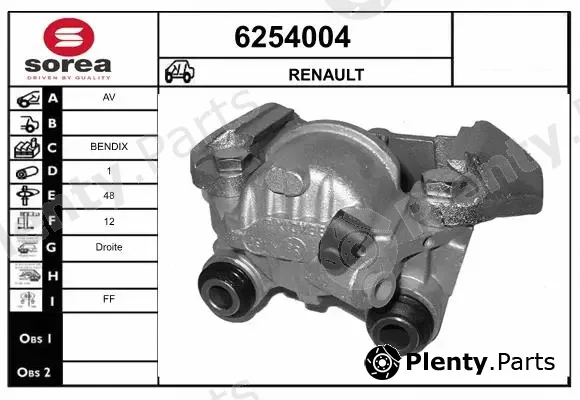 Startcar 6254004 — Brake Caliper