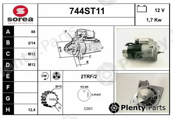 Startcar 744ST11 — Starter