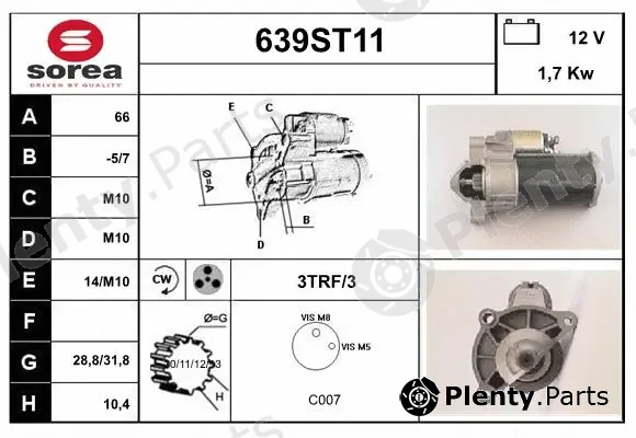 Startcar 639ST11 — Starter