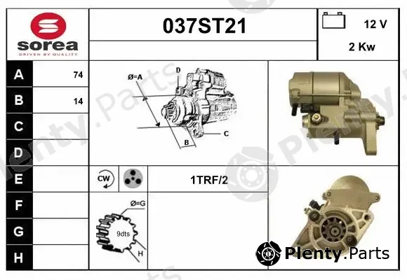 Startcar 037ST21 — Starter