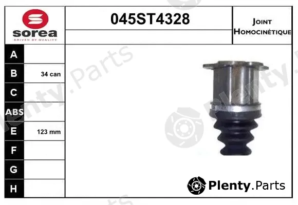Startcar 045ST4328 — Joint Kit, drive shaft