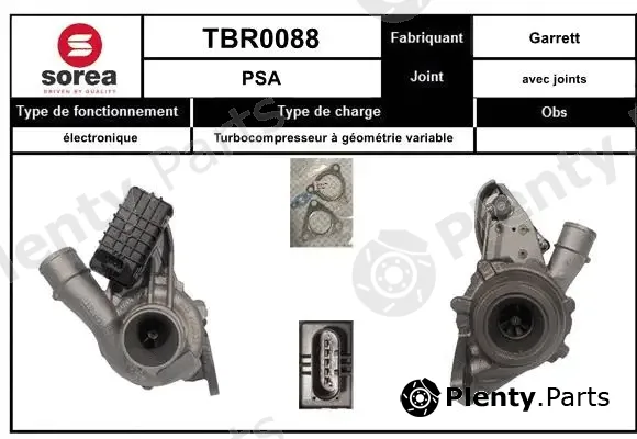 Startcar TBR0088 — Charger, charging (supercharged/turbocharged)