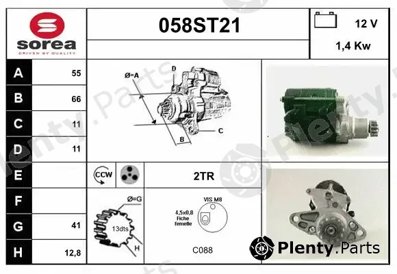 Startcar 058ST21 — Starter
