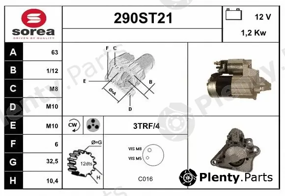 Startcar 290ST21 — Starter