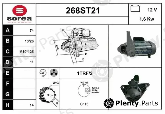 Startcar 268ST21 — Starter