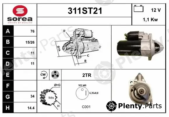 Startcar 311ST21 — Starter