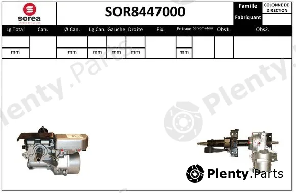 Startcar SOR8447000 — Steering Column