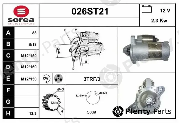 Startcar 026ST21 — Starter