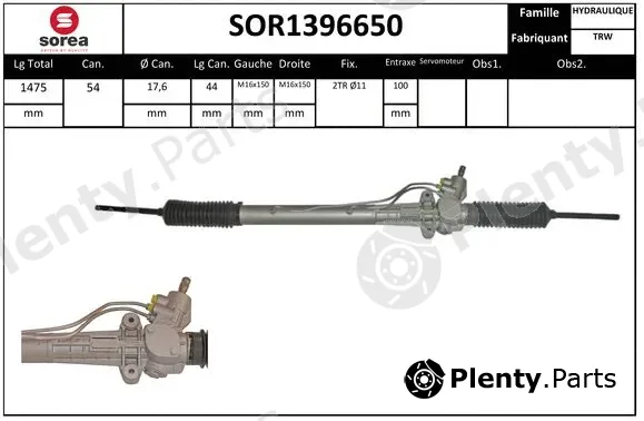 Startcar SOR1396650 — Steering Gear