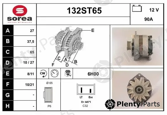 Startcar 132ST65 — Alternator