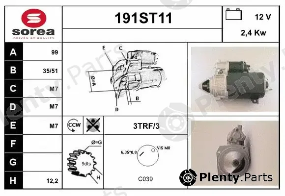 Startcar 191ST11 — Starter