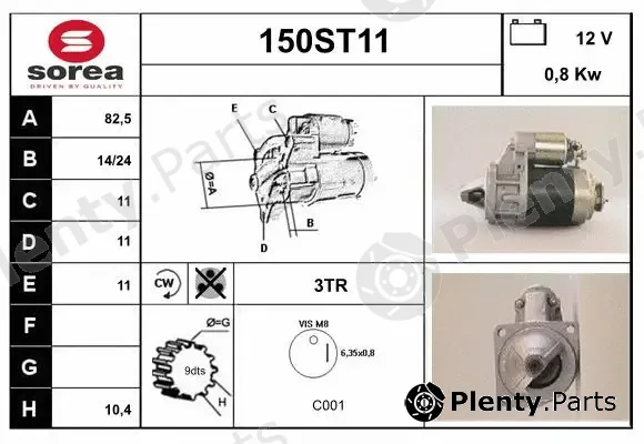 Startcar 150ST11 — Starter