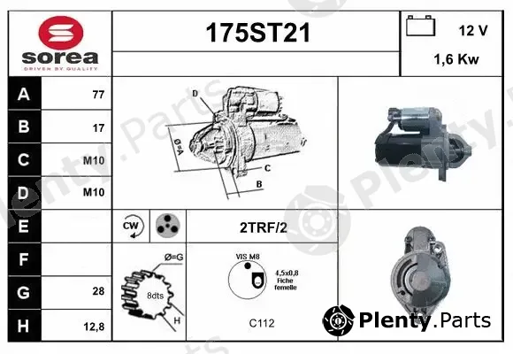 Startcar 175ST21 — Starter