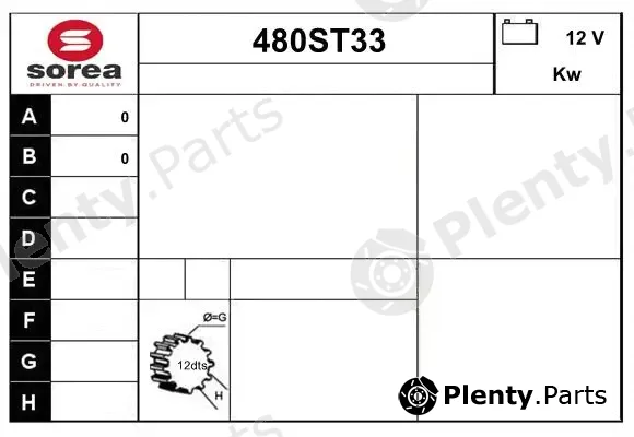 Startcar 480ST33 — Starter