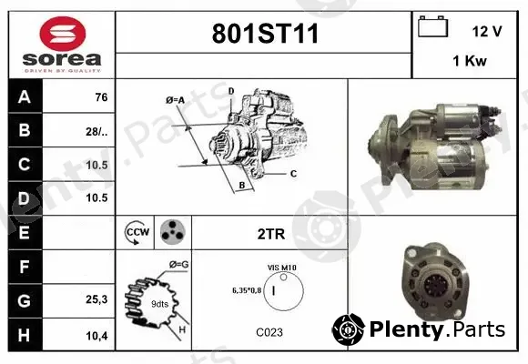 Startcar 801ST11 — Starter
