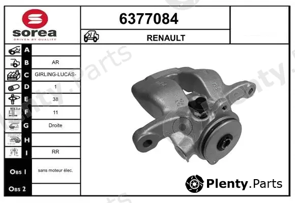 Startcar 6377084 — Brake Caliper
