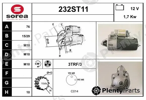 Startcar 232ST11 — Starter