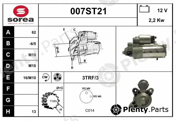 Startcar 007ST21 — Starter