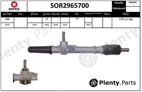 Startcar SOR2965700 — Steering Gear
