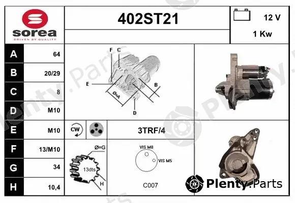 Startcar 402ST21 — Starter