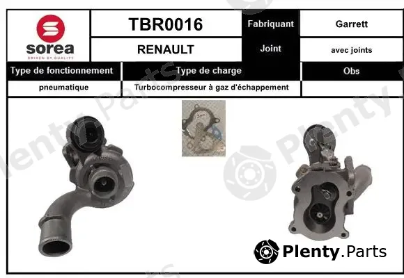 Startcar TBR0016 — Charger, charging (supercharged/turbocharged)