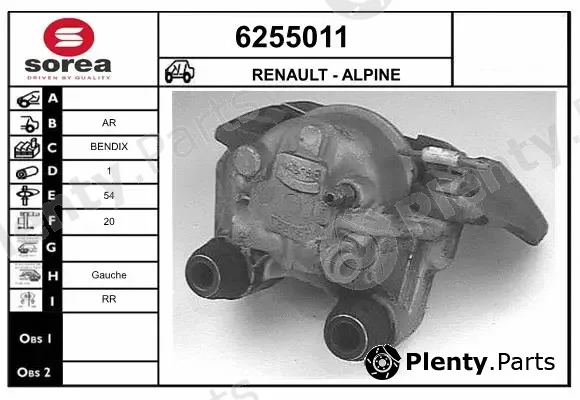 Startcar 6255011 — Brake Caliper